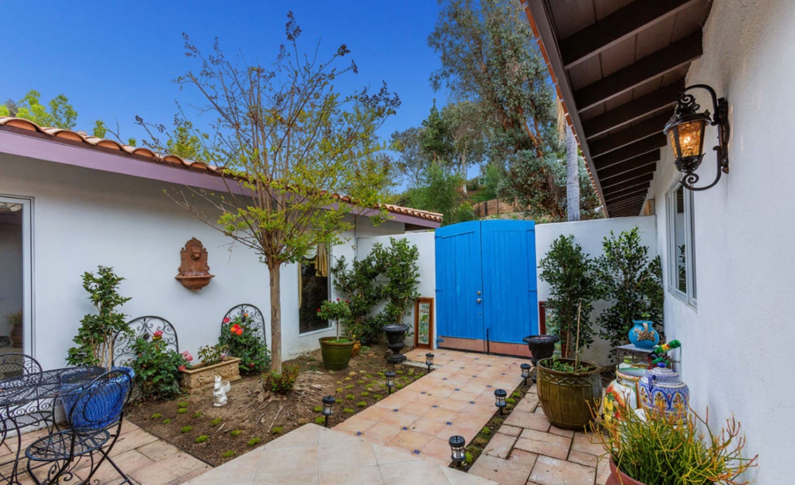 Mediterranean home with eclectic European flair
